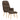 Scaun de relaxare cu taburet, gri taupe, textil