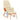 Scaun balansoar cu taburet, crem, textil