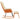 Scaun balansoar cu taburet, crem, textil