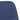 Scaun balansoar cu taburet, albastru, textil