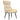 Scaun de relaxare cu taburet, crem, textil