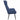 Scaun de relaxare cu taburet, albastru, textil