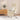 Scaun de relaxare cu taburet, crem, material textil