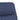Scaun de relaxare cu taburet, albastru, textil
