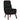Scaun de relaxare cu taburet, negru, textil
