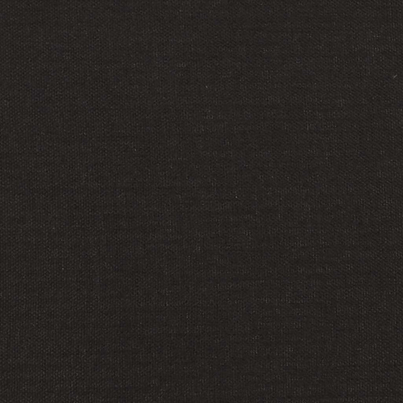 Scaun balansoar cu taburet, Negru, material textil