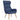 Scaun de relaxare cu taburet, albastru, textil