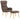 Scaun de relaxare cu taburet, gri taupe, textil