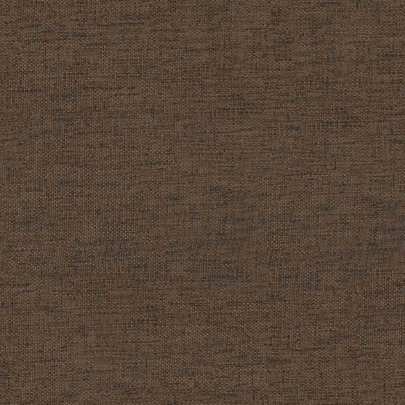 Scaun de relaxare cu taburet, maro, textil