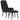 Scaun de relaxare cu taburet, negru, textil