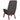 Scaun de relaxare cu taburet, gri deschis, textil