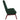 Scaun de relaxare cu taburet, verde închis, textil