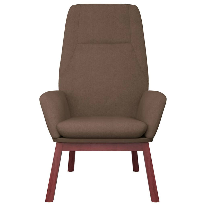Scaun de relaxare cu taburet, gri taupe, textil