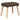 Scaun de relaxare cu taburet, maro, textil