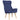 Scaun de relaxare cu taburet, albastru, textil