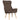 Scaun de relaxare cu taburet, gri taupe, textil
