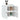 Servante, 2 buc., alb, 70x41x75 cm, lemn prelucrat