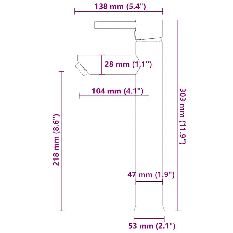 Chiuvetă baie cu robinet/scurgere tip push, transparent, sticlă