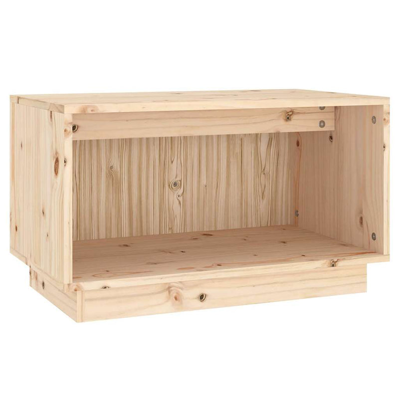 Comodă TV, 60x35x35 cm, lemn masiv de pin