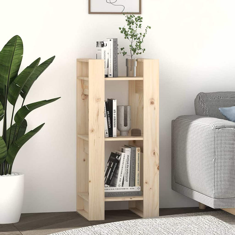 Bibliotecă/Separator cameră, 41x35x91 cm, lemn masiv pin