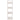 Bibliotecă/Separator cameră, alb, 41x35x125 cm, lemn masiv pin