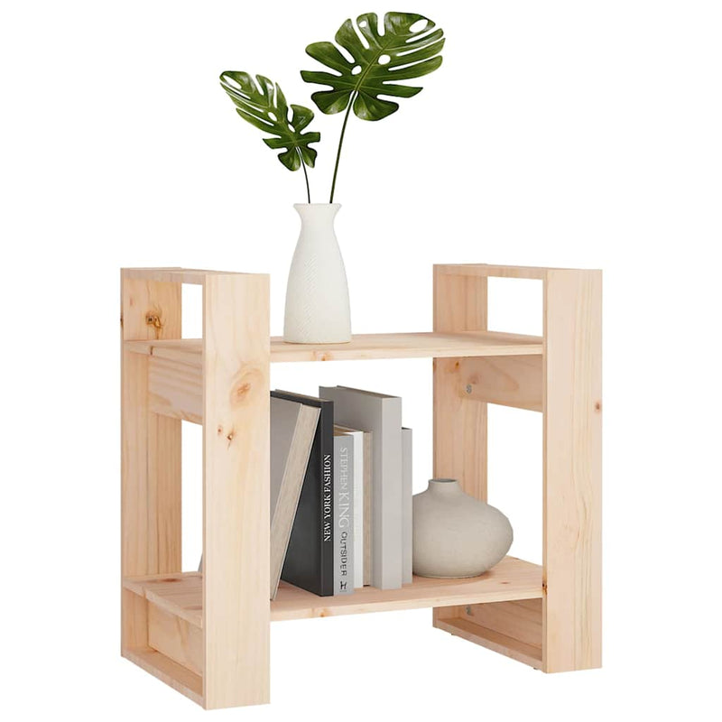 Bibliotecă/Separator cameră, 60x35x57 cm, lemn masiv pin