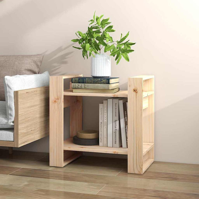 Bibliotecă/Separator cameră, 60x35x57 cm, lemn masiv pin