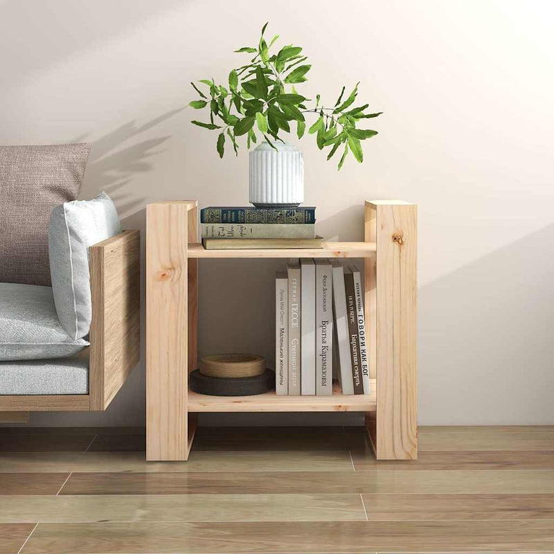 Bibliotecă/Separator cameră, 60x35x57 cm, lemn masiv pin