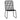 Set de mobilier pentru grădină, 3 piese, negru