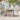 Set de mobilier pentru grădină, 5 piese, stejar