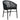 Set mobilier de grădină, 9 piese, negru
