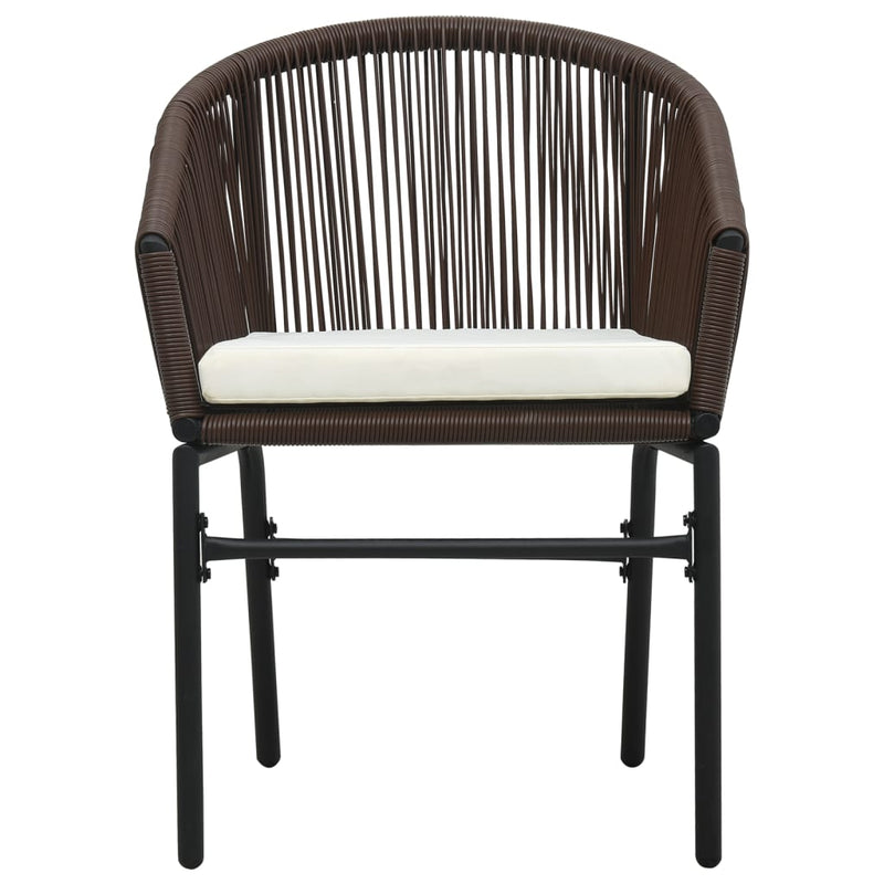Set de mobilier pentru grădină, 5 piese, maro