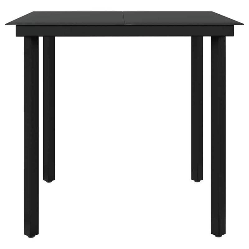 Set mobilier de grădină, cu perne, 3 piese, gri și negru