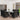 Set mobilier de grădină cu perne, 9 piese, negru
