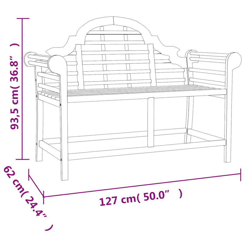 Set mobilier de grădină, 4 piese, lemn masiv de tec