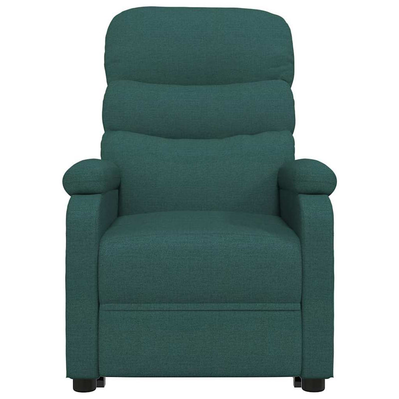 Fotoliu rabatabil, verde închis, material textil