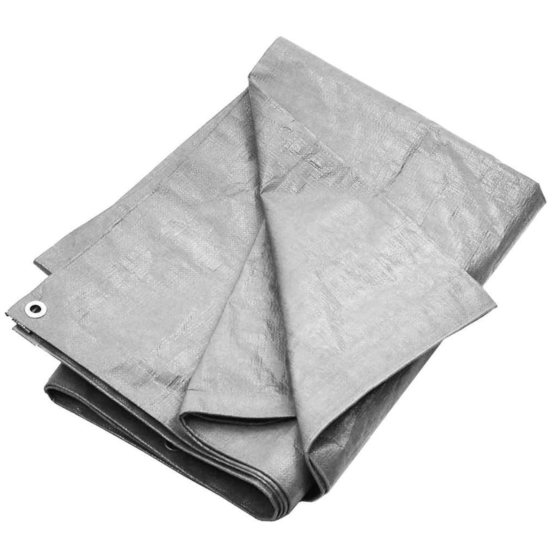 Prelată 180 g/m², gri, 3x4 m, HDPE