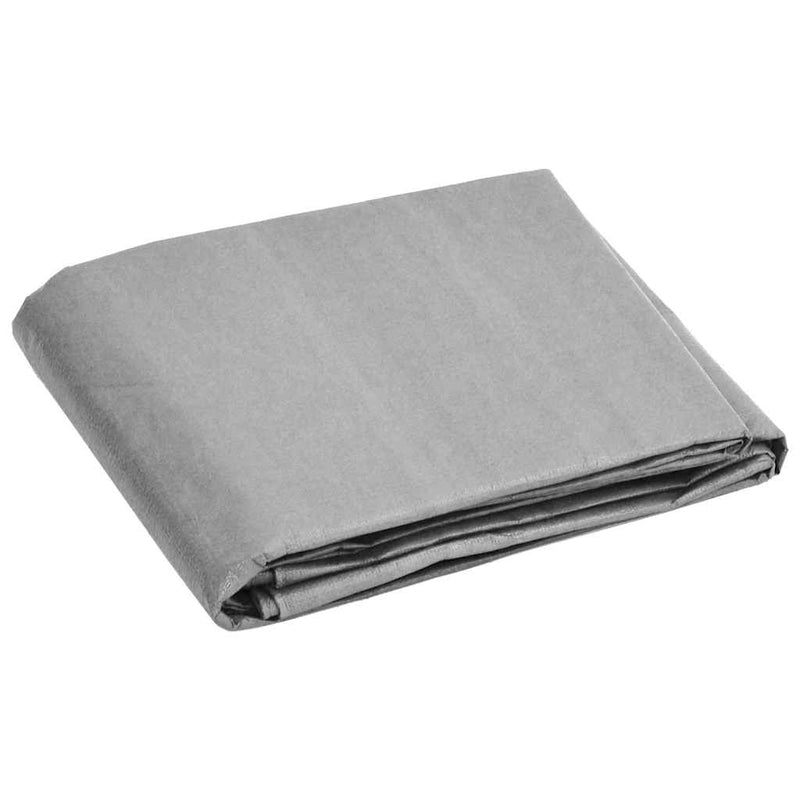 Prelată 180 g/m², gri, 6x10 m, HDPE