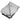 Prelată 180 g/m², gri, 8x8 m, HDPE