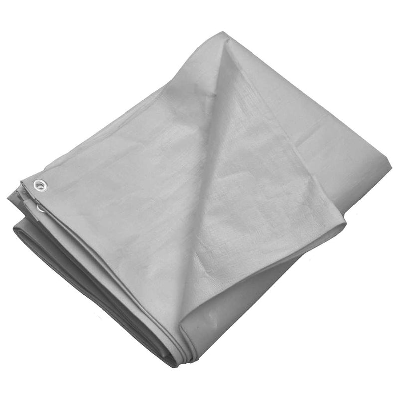 Prelată 260 g/m², gri, 3x4 m, HDPE
