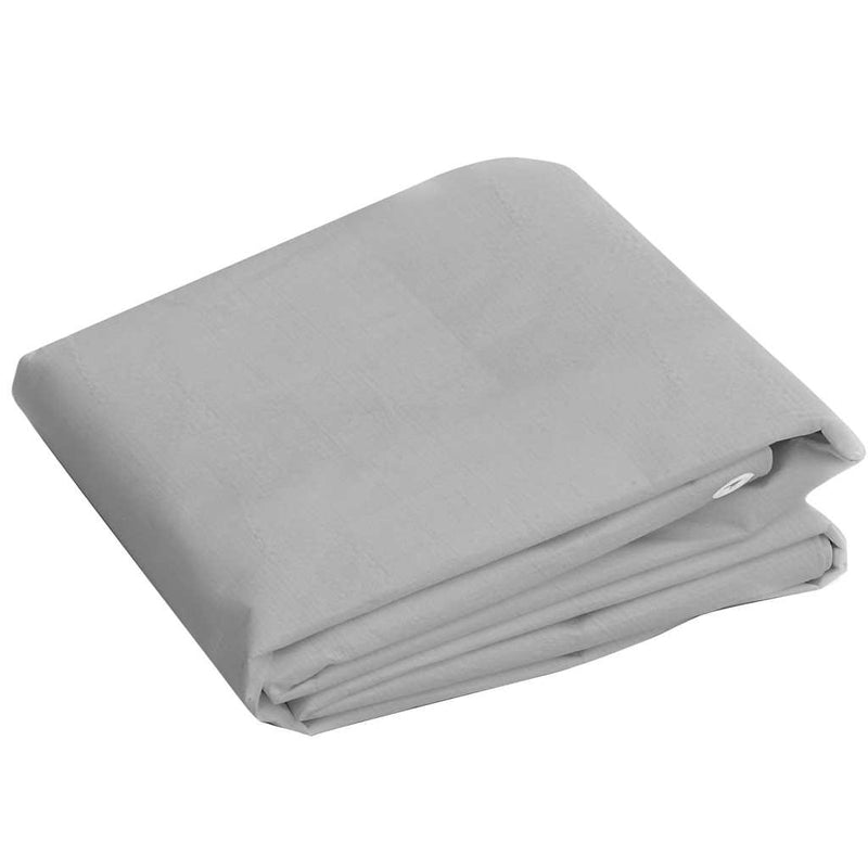 Prelată 260 g/m², gri, 3x6 m, HDPE