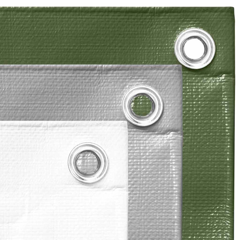 Prelată 260 g/m², gri, 8x8 m, HDPE