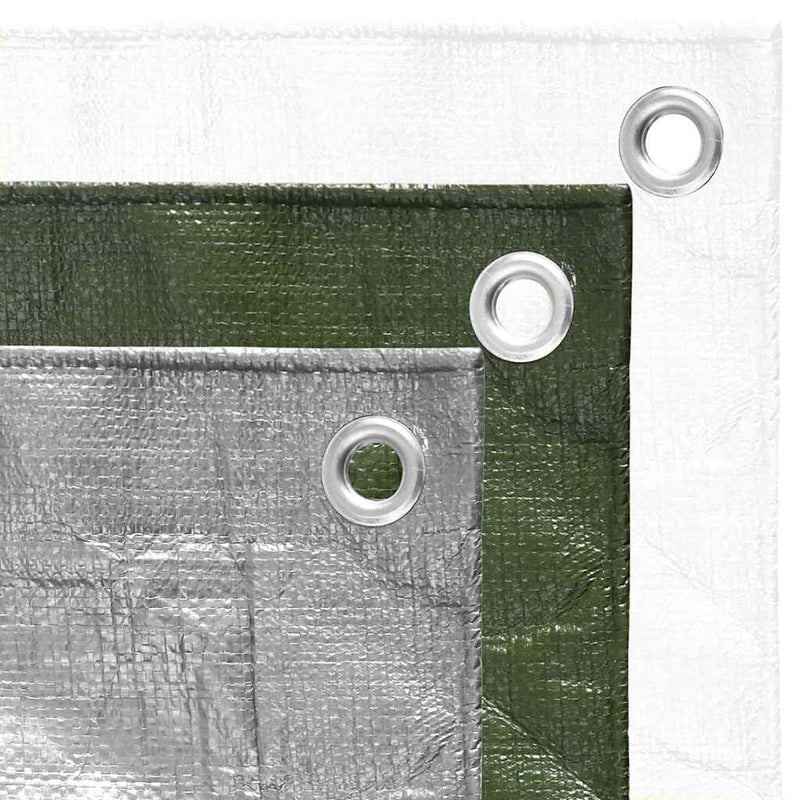 Prelată 180 g/m², verde, 2x3 m, HDPE