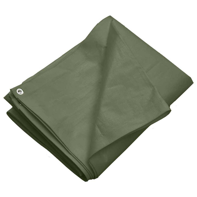 Prelată 260 g/m², verde, 3x3 m, HDPE