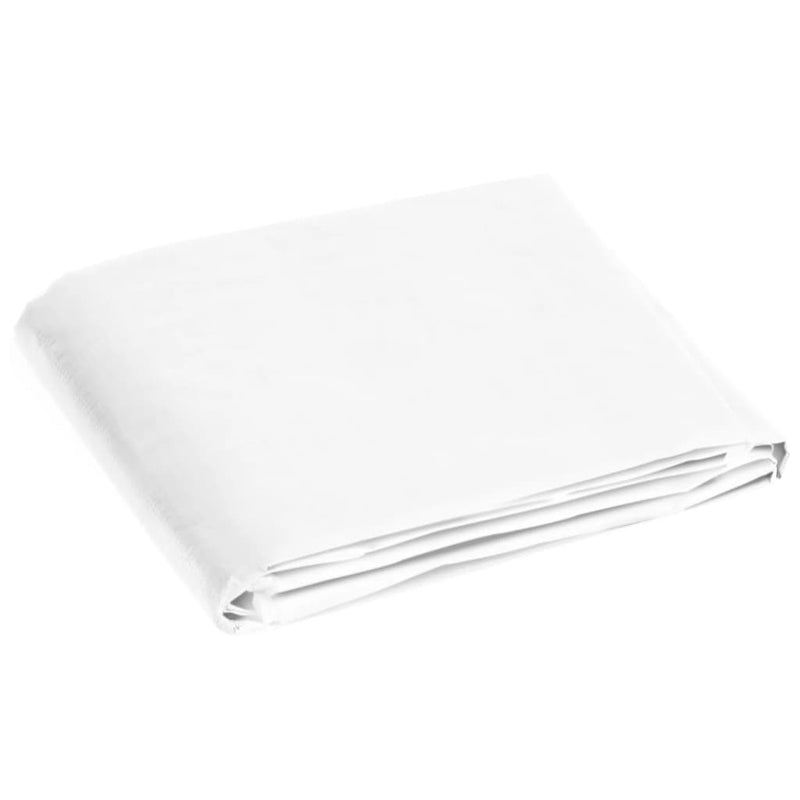 Prelată 180 g/m², alb, 4x6 m, HDPE