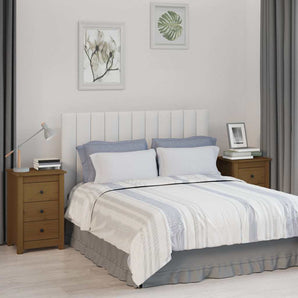 Noptiere, 2 buc, maro miere, 40x35x61,5 cm, lemn masiv de pin