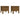 Mese laterale 2 buc. maro miere 40x40x39 cm lemn masiv de pin