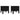 Mese laterale, 2 buc., negru, 40x40x39 cm, lemn masiv de pin