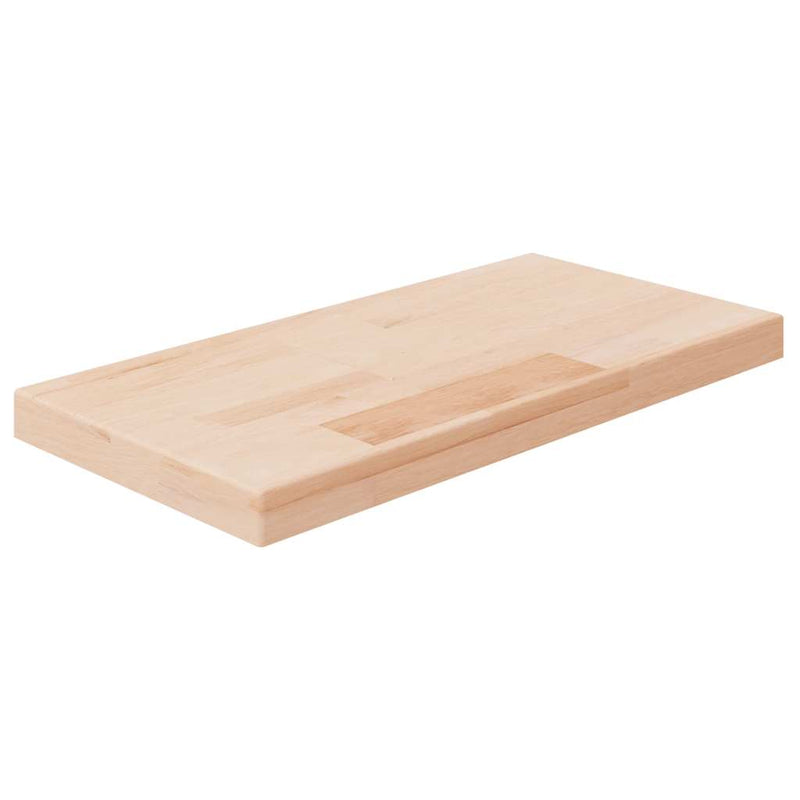 Poliță, 40x20x2,5 cm, lemn masiv de stejar netratat
