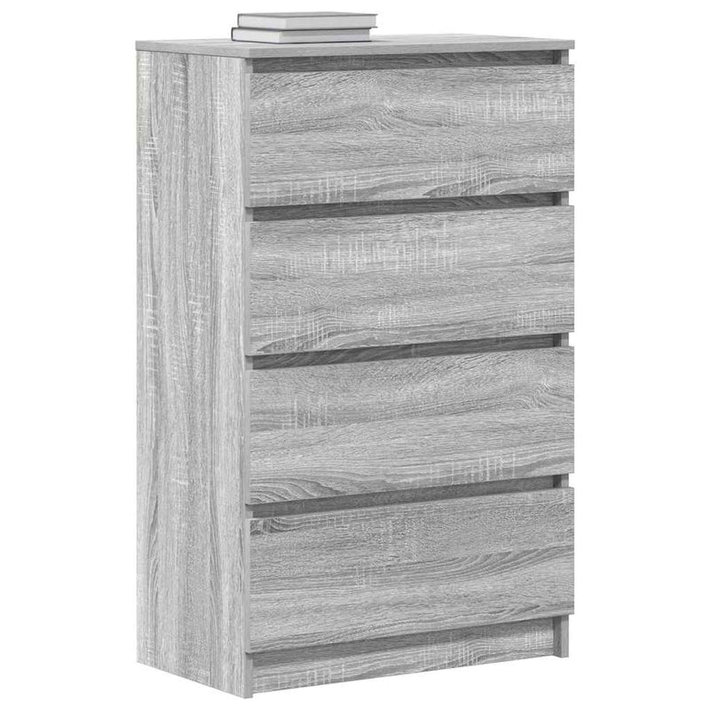 Servantă, sonoma gri, 60x35x98,5 cm, lemn prelucrat